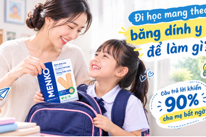 Đi học mang theo băng dính y tế để làm gì? 90% cha mẹ bất ngờ