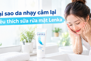 Tại sao da nhạy cảm lại yêu thích sữa rửa mặt Lenka?