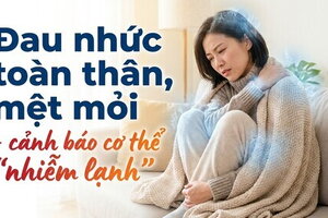Đau nhức toàn thân, mệt mỏi - cảnh báo cơ thể "nhiễm lạnh"