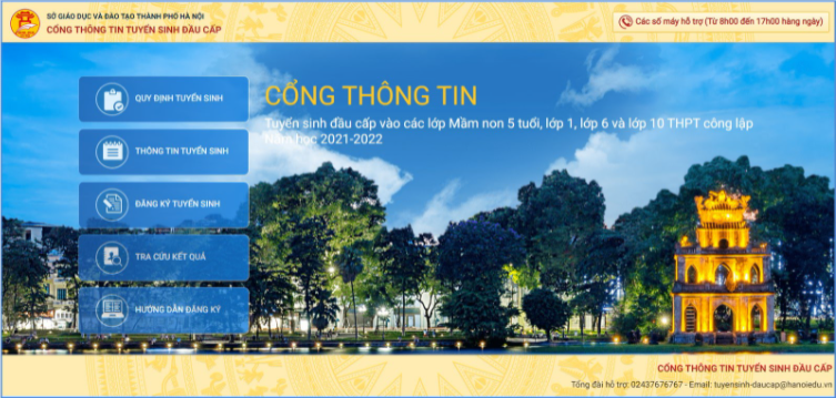 Hướng dẫn đăng ký tuyển sinh trực tuyến vào các trường mầm non năm học 2021-2022