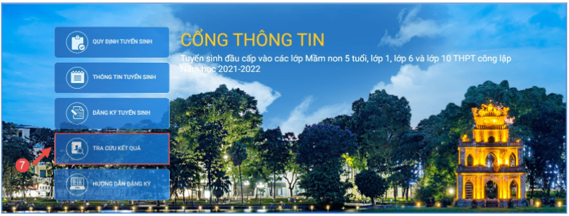 Hướng dẫn đăng ký tuyển sinh trực tuyến vào các trường Tiểu học (Từ lớp 1-lớp 5) năm học 2021-2022