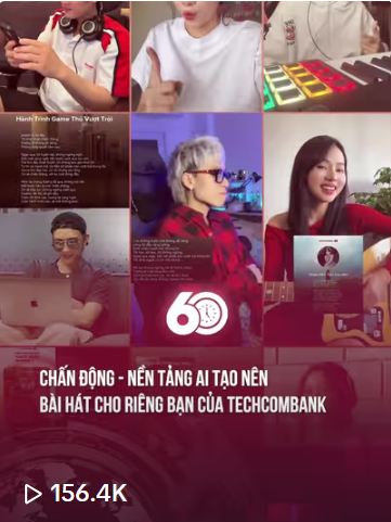 Giai điệu của ước mơ lan toả trong bài hát AI do Techcombank khởi xướng