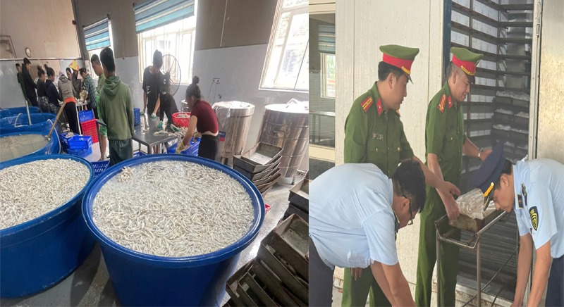 Hơn 13 tấn chân gà tẩy trắng trong kho ở Thanh Hóa bị phát hiện