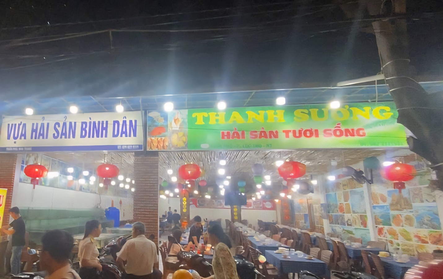 Công an kiểm tra đột xuất quán “hải sản” phát hiện nhiều thứ giả