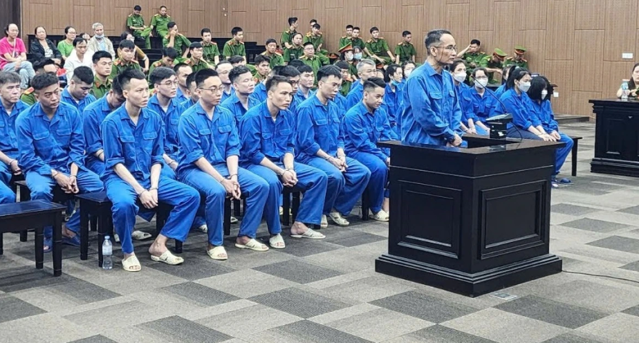 45 bị cáo trong đường dây đòi nợ “giang hồ” Hà Nội lĩnh án lên tới 12,5 năm tù